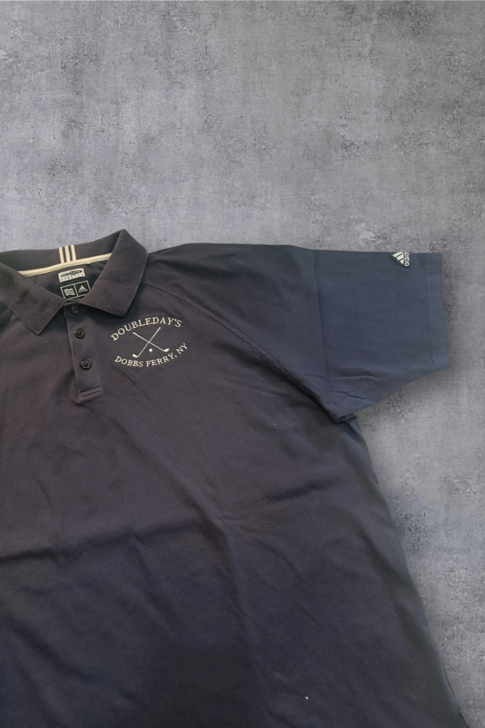 | Polo Adidas Masculino | Cor Azul Marinho | Navy Doubleday's | Dobbs Ferry | Tamanho 2XL | – photo 5